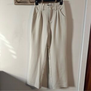 BLENCA | Women’s Cream Straight Leg Trousers size Small